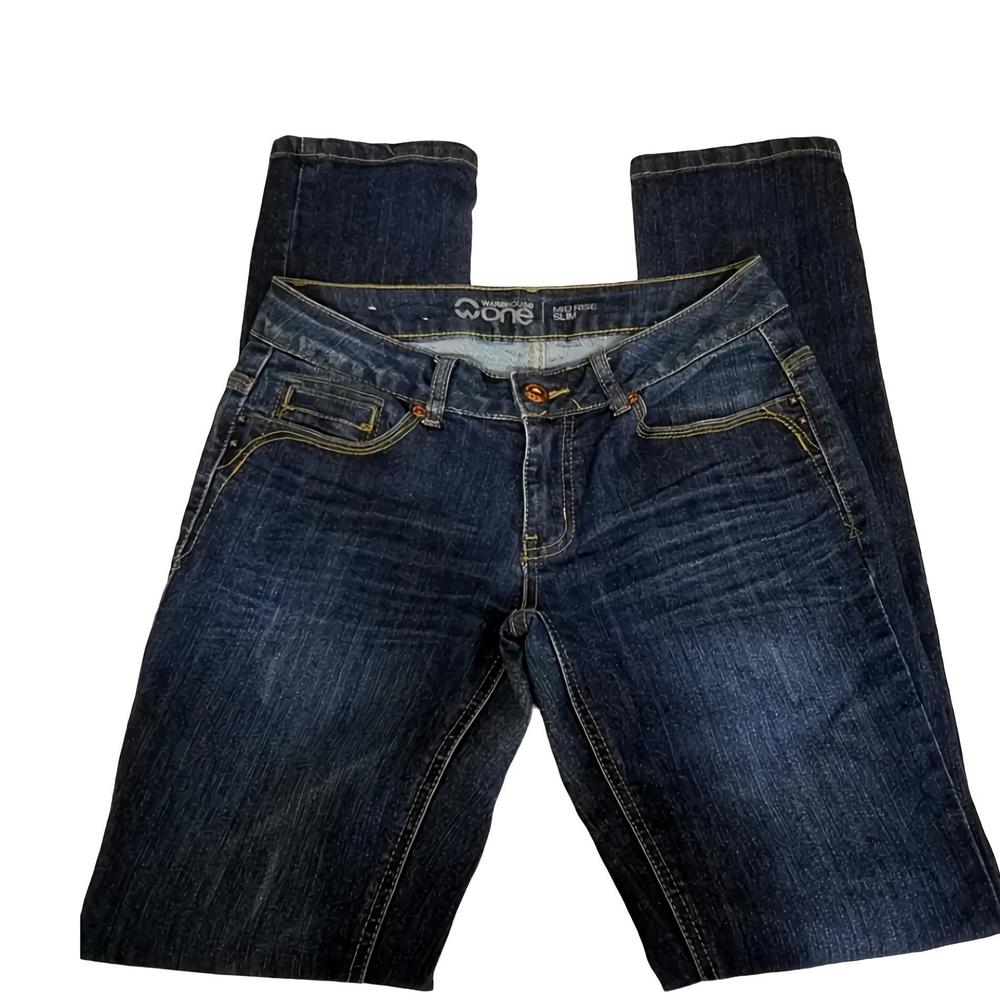 Warehouse one Mid Rise Slim size 28 Jeans